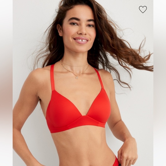 ❤️AERIE REAL SUNNIE WIRELESS LIGHTLY LINED STRAPPY BRA - Picture 2 of 9